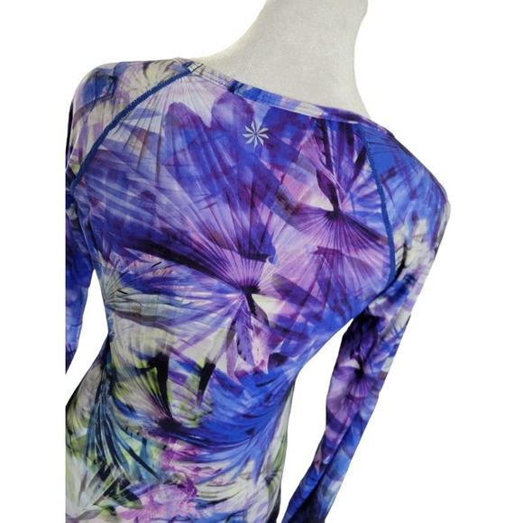 Athleta Womens Aquatic Floral Kailua Rash Guard Size XS - Picture 6 of 9